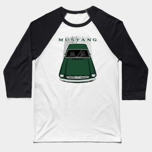 Mustang 1966 - Green Baseball T-Shirt